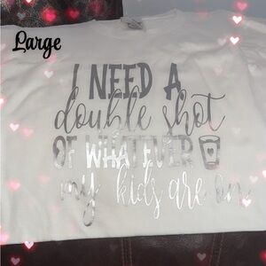 White Graphic Kids T-Shirt